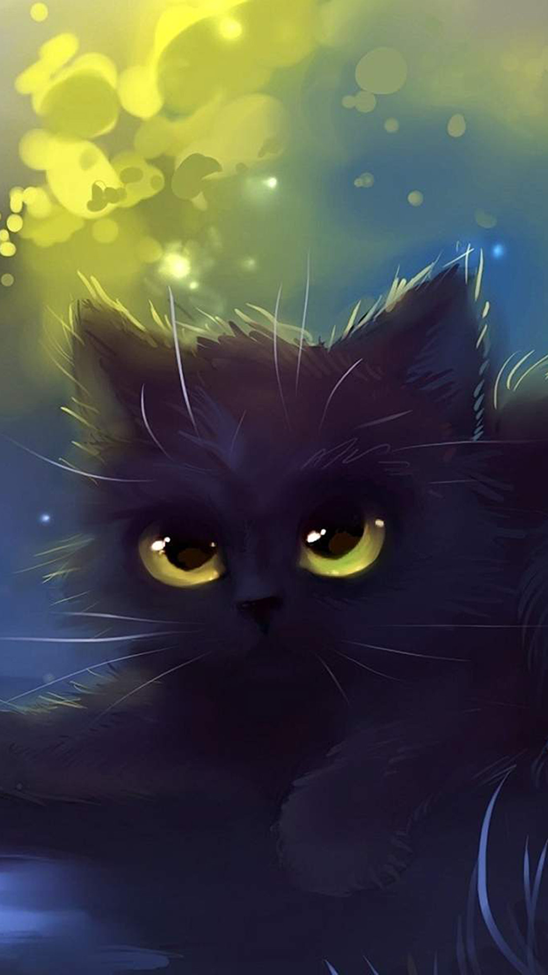 Cat Wallpaper (Cartoon, Eyes, Black) HD Cat Wallpaper